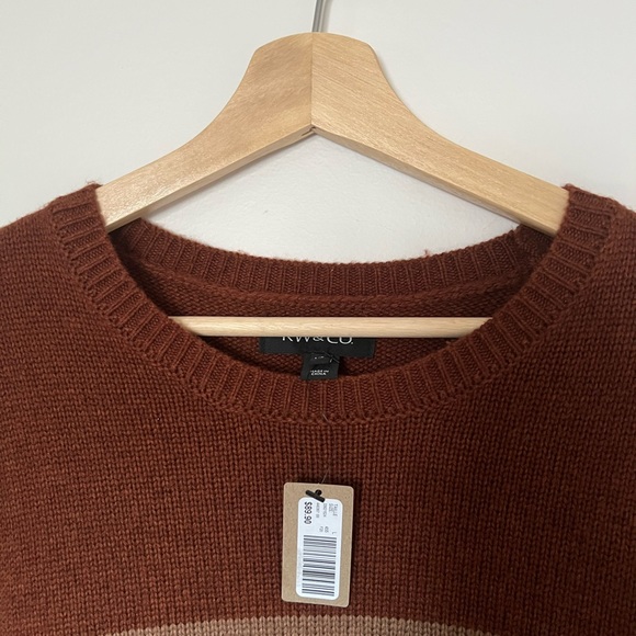 RW&CO Wool Blend Crewneck Sweater NWT - Picture 3 of 5
